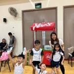 Students at rock climbing event that ONE participated int